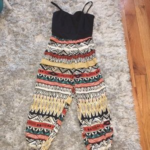 Capri length romper